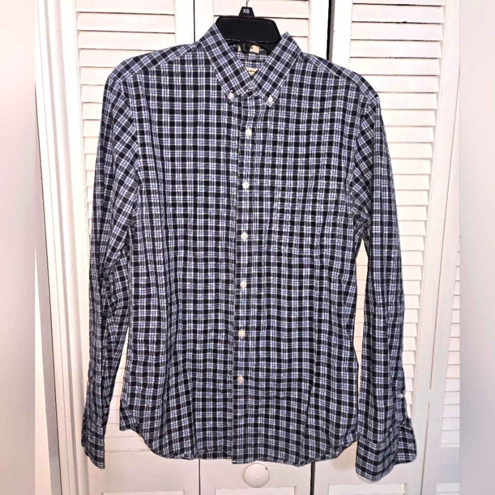 J.Crew Men's M Slim Fit Checkered Shirt